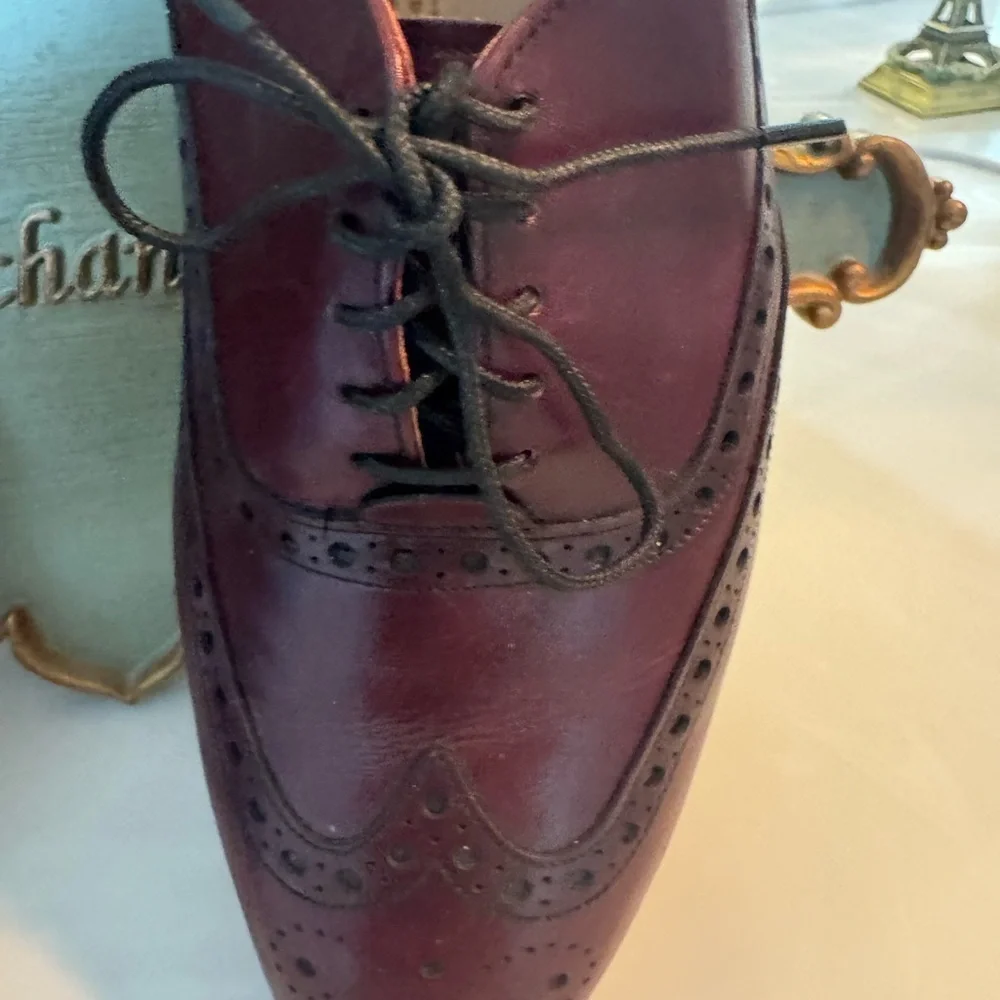 Johnston & Murphy Burgundy Aristocraft Shoes  US 9.5